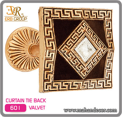 گل ميخ پرده کد 601 طلایی