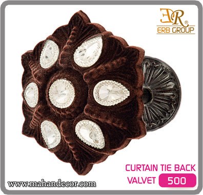 گل ميخ پرده کد 500 مخمل