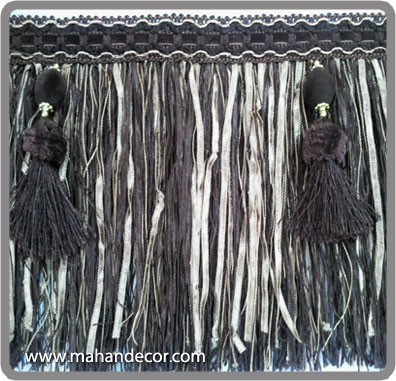 ریشه پرده مدل افشان بلند (سرخپوستی)